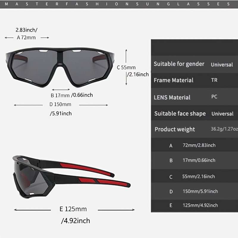 Colorful Cycling Glasses Female Sunglasses Outdoor Sports Sunglasses