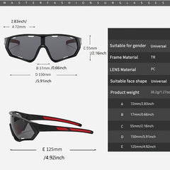 Colorful Cycling Glasses Female Sunglasses Outdoor Sports Sunglasses