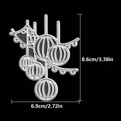 1pc Christmas Lantern Pendant Metal Cutting Dies for Scrapbook Paper Craft
