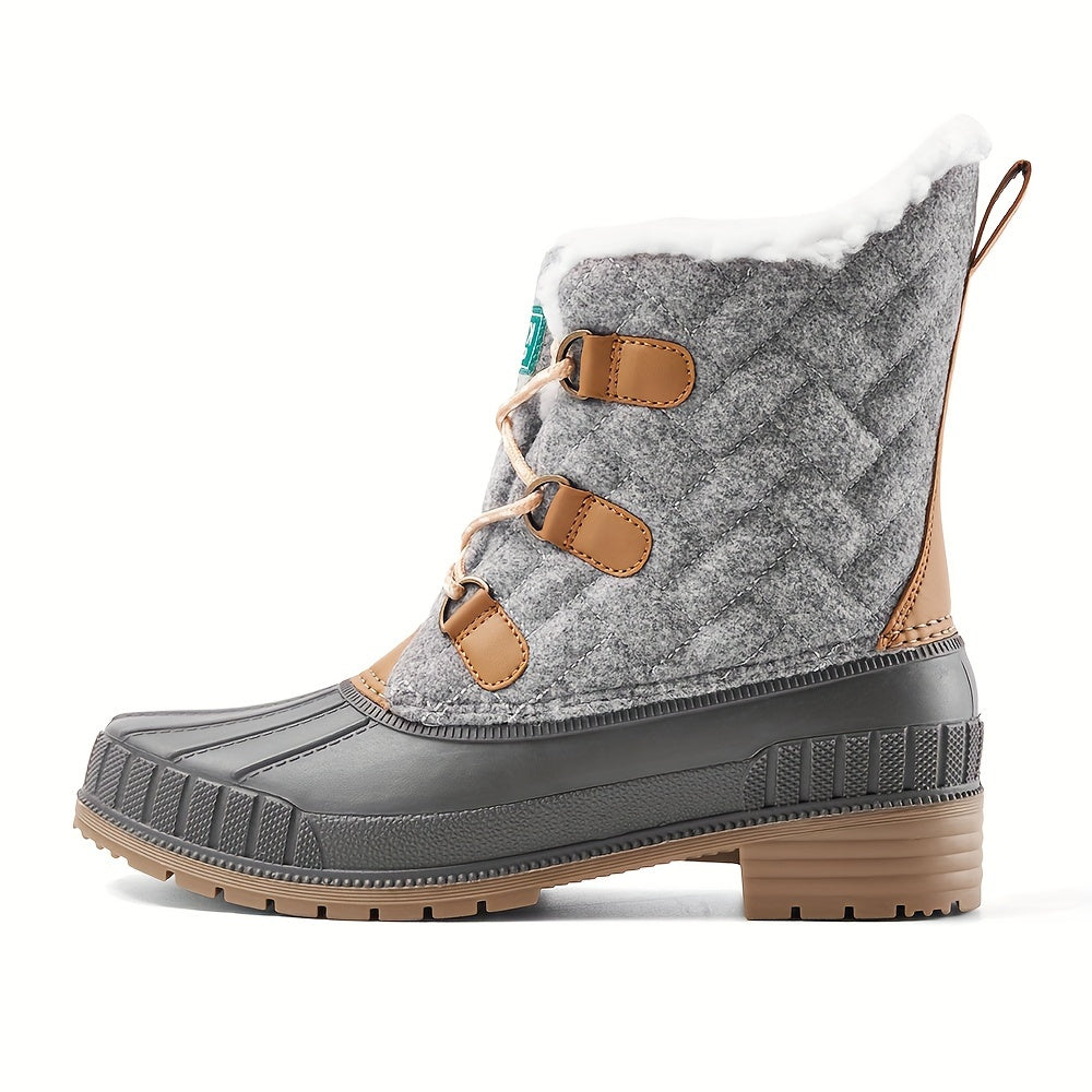 Women's Plush Lined Snow Boots Warm & Lightweight