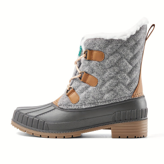Women's Plush Lined Snow Boots Warm & Lightweight