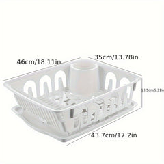 1pc Drain Bowls And Chopsticks Storage Rack Kitchen Sorting Rack