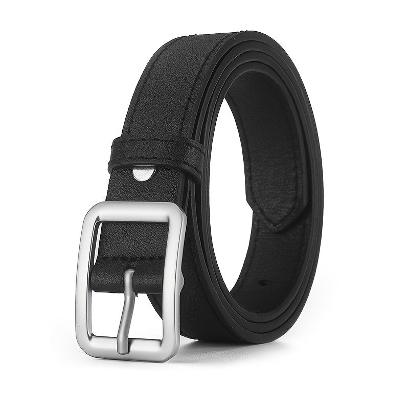 Women's Pin Buckle PU Belt, 2 Colors