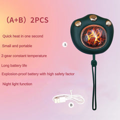 Mini Hand Warmer Night Light 1200mAh