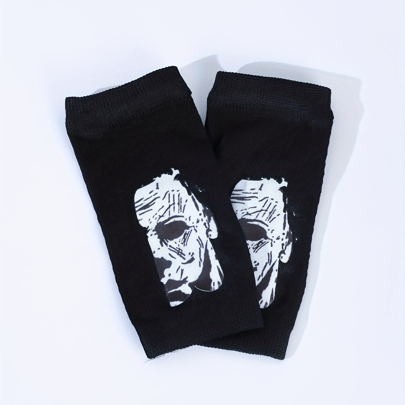 Funny Face Y2K Fingerless Gloves for Women
