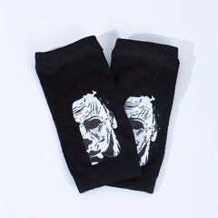 Funny Face Y2K Fingerless Gloves for Women
