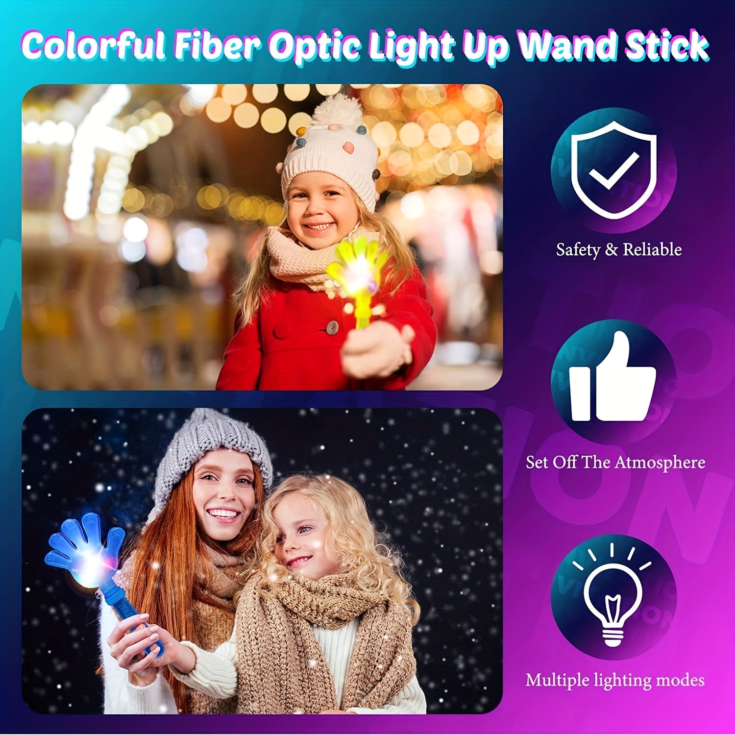 LED Clapping Noise Maker Toy for Parties