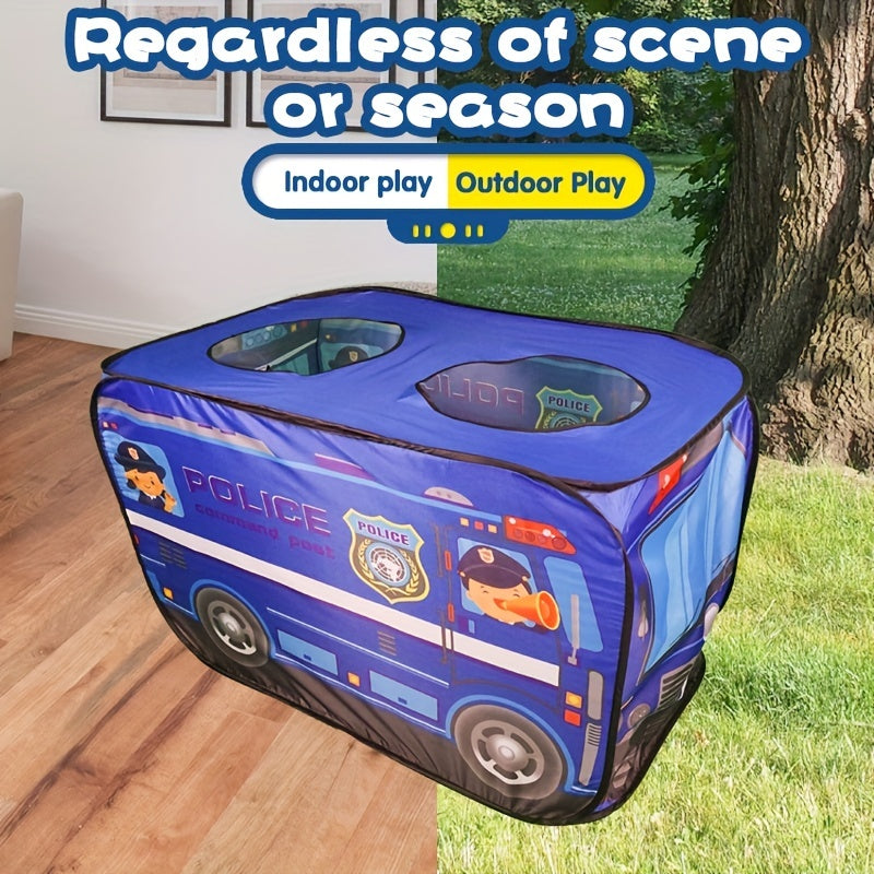 Car Themed Children's Tent Playhouse Toy for Kids' Parties