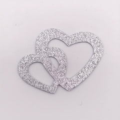 50pcs Heart Confetti Wedding Table Decoration Sparkling Glitter Paper Shreds