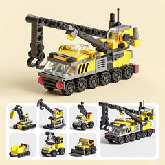 142pcs City Engineering Building Blocks Set Educational Puzzle Toy