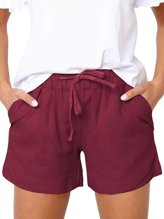 Women's Casual Loose Summer Elastic Waist Shorts