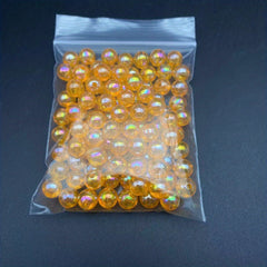 100pcs 8mm Colorful Transparent Beads DIY Jewelry Making