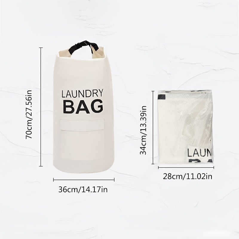 70L Collapsible Fabric Laundry Hamper Bathroom Storage Bag
