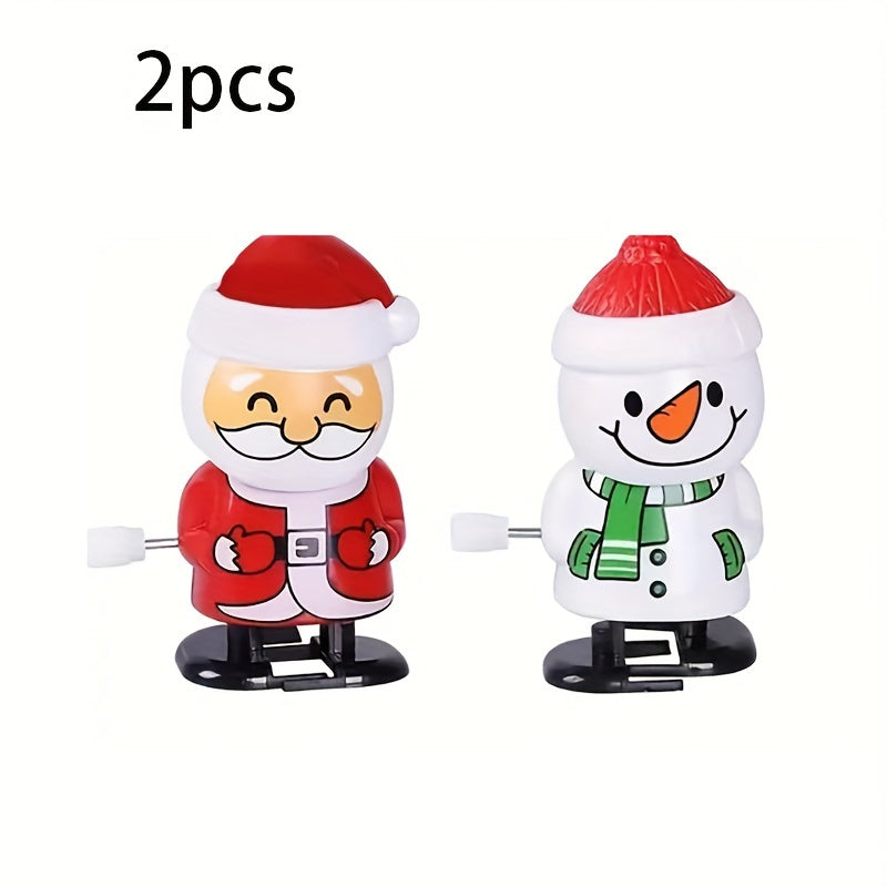 Christmas Wind Up Toys Snowman & Tree Party Favors