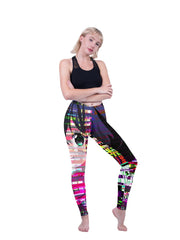 Japanese Anime Leggings High Waist Workout Pants