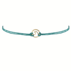 5 Pcs Ocean Style Wax Thread Anklet Set Rope Rice Beads Ankle Bracelet