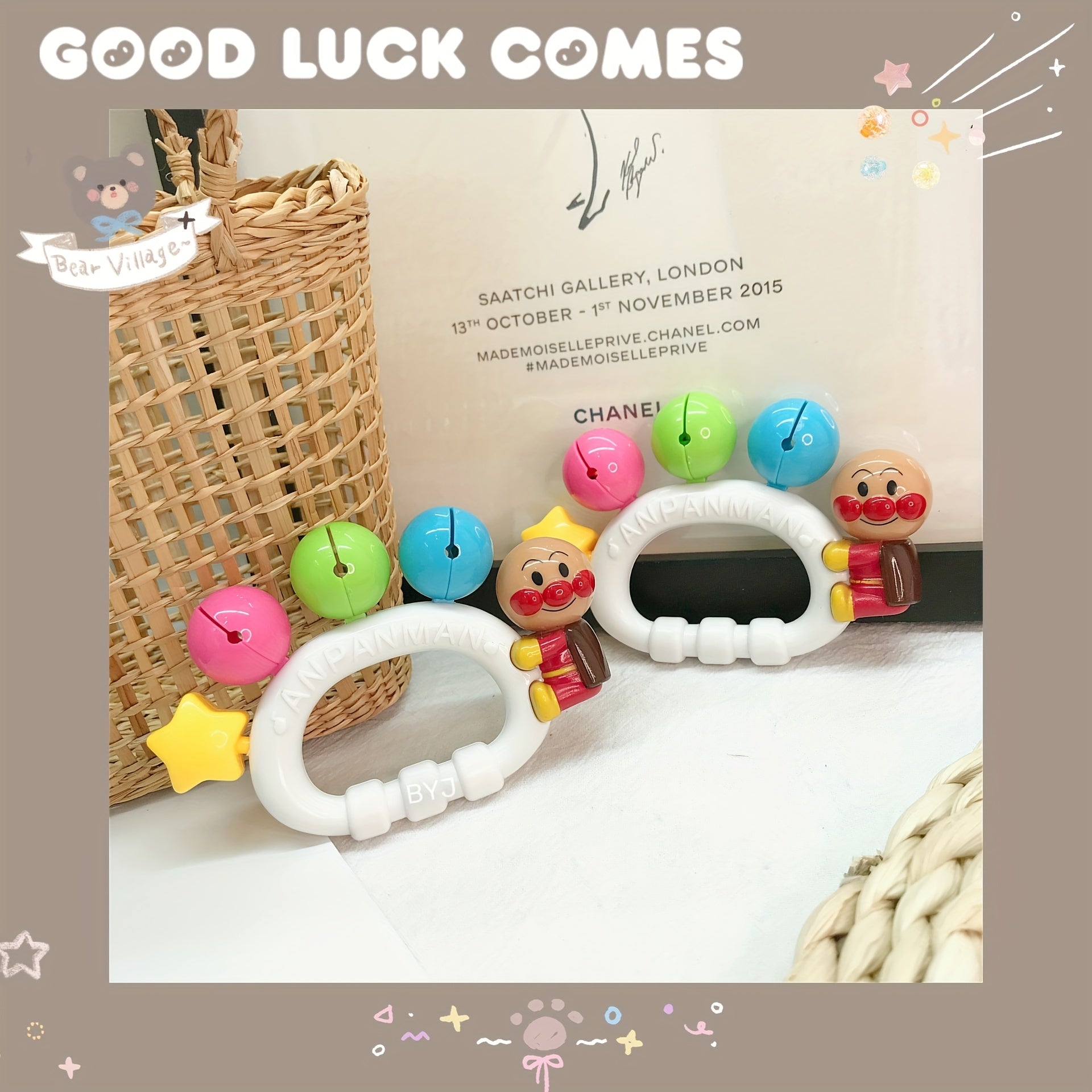Baby Grasping Stick Bell Toy for Early Education