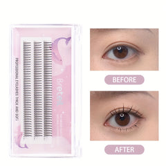 3 Rows A-shaped Lashes Cluster Grafted Eyelashes Set