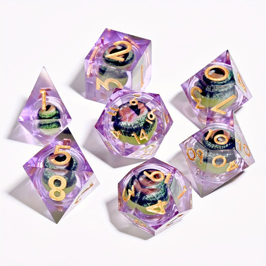 7pcs Resin Dice Set for Large Board Game
