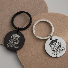 Funny Keychain For Seniors Women Men Graduation Gift