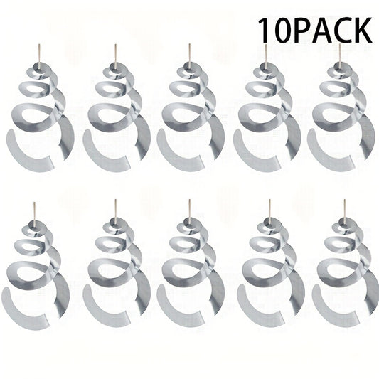 Bird Spiral Spinner Reflectors Decorative Bird Scare Device 10pcs
