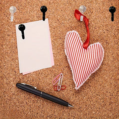 50pcs Plastic Head Cork Board Hooks Decorative Thumb Tacks Hook Transparent