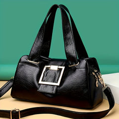 Large Capacity Shoulder Bag Soft Handbag Stylish Crossbody Bag