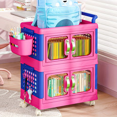 1pc Stackable Storage Box With Lid Plastic Storage Container