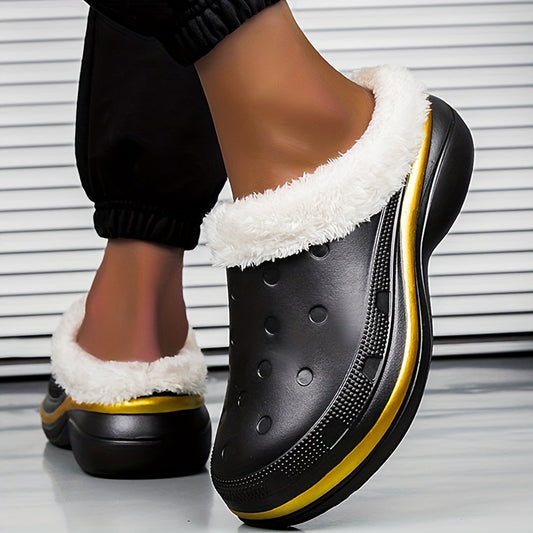 Women's Warm Hole Shoes Comfortable Thickened Casual Outdoor Shoes