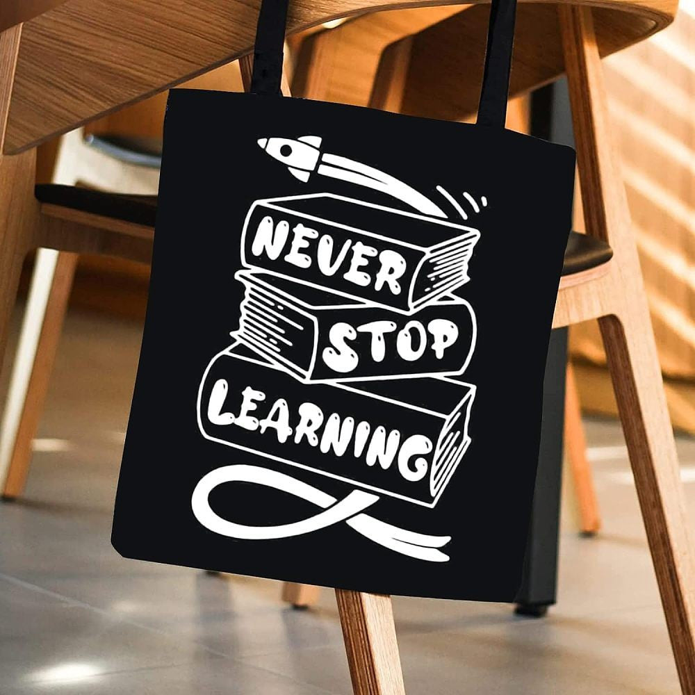 2pcs Screen Printing Stencils Wood T Shirt Fabric Never Stop Learning