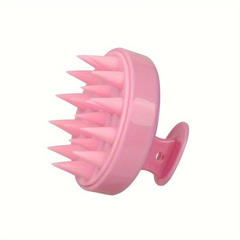 Silicone Tooth Shampoo Brush Hair Washing Scalp Massager