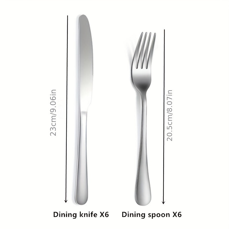 12pcs Stainless Steel Salad Fruit Fork Modern Tableware
