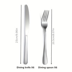 12pcs Stainless Steel Salad Fruit Fork Modern Tableware