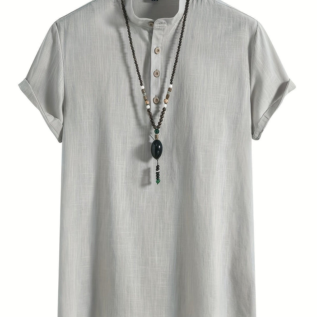 Men's Casual Short Sleeve Shirt for Summer Vacation Resort