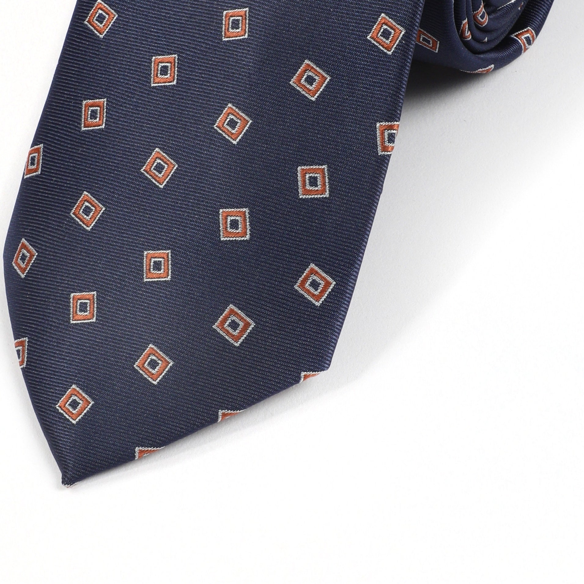 Vintage Square Pattern Tie For Men