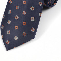 Vintage Square Pattern Tie For Men