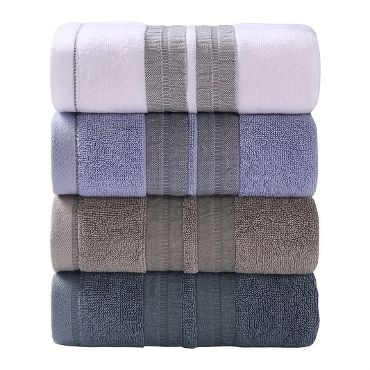 4pcs Soft and Absorbent Hand Towel for Home Bathroom and Travel 13x29in