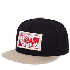 Men's Hip Hop Flat Brim Hat