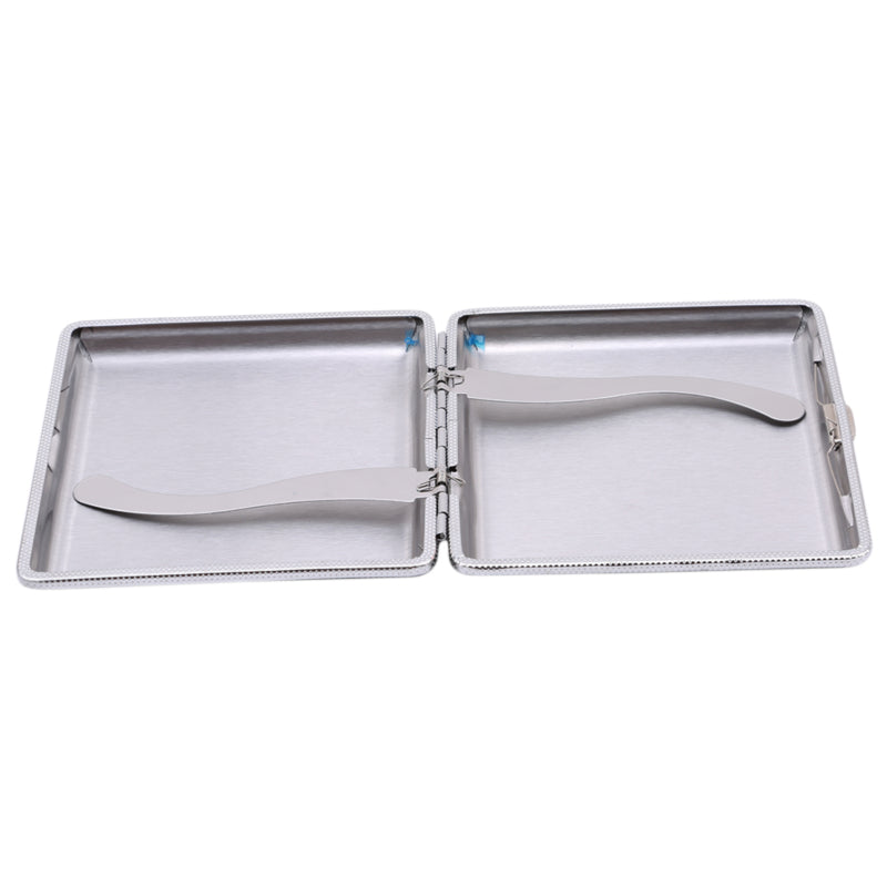 Vintage Leather Cigarette Case Double Sided Accessory