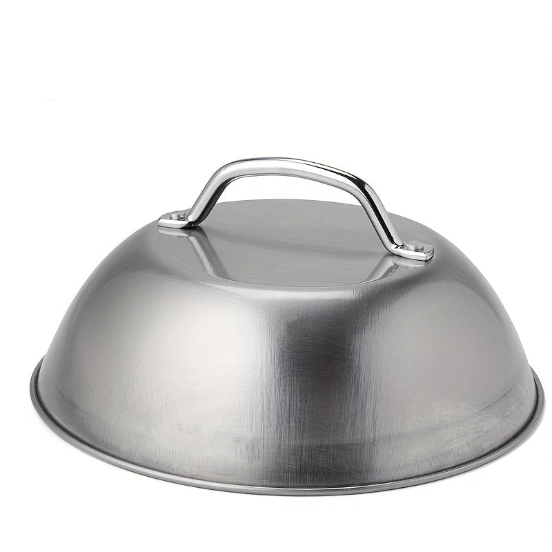 Stainless Steel 9 Inch Melting Dome Barbecue Squeegee Pot Cover
