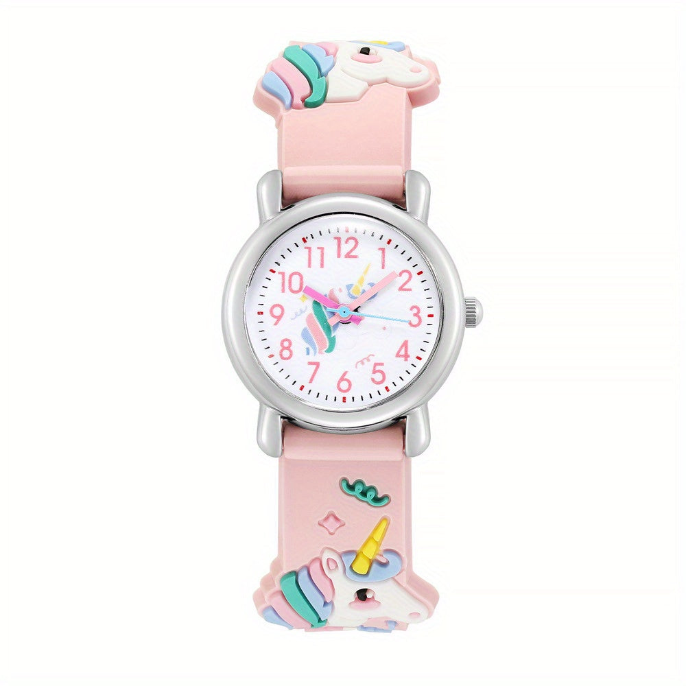 Kids Silicone Unicorn Quartz Watch