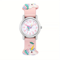 Kids Silicone Unicorn Quartz Watch