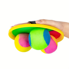 Kids Ball Toss And Catch Game Set - Outdoor Sports Toys