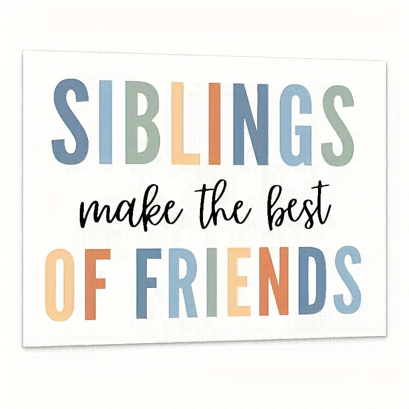 Siblings Make Friends Kindergarten Wall Art Classroom Decor Roof Decor