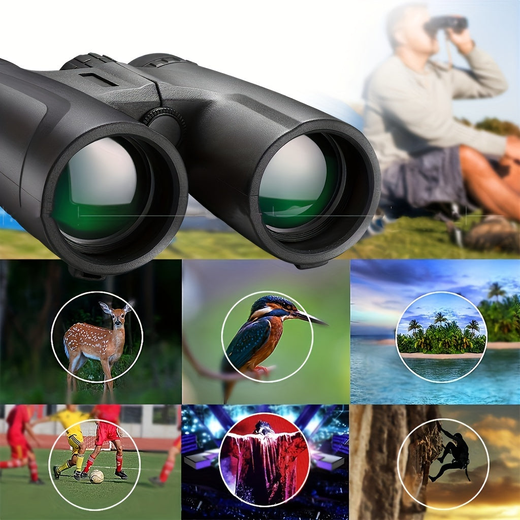 12x42 Compact Binoculars HD Portable Binoculars For Bird Watching Travel