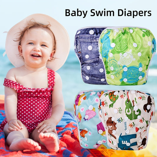 1pc Reusable Baby Swim Diaper Cloth Nappy