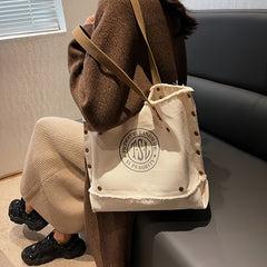 Large Capacity Canvas Shoulder Tote Bag Handbag