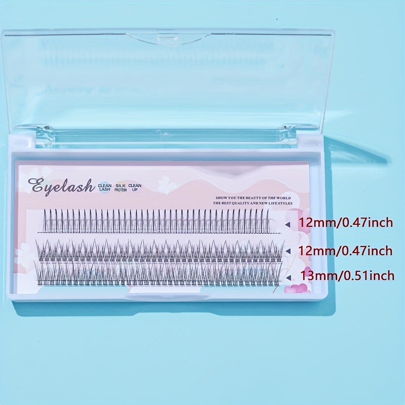 120Pcs Manga Lashes & Fishtail Style False Eyelashes