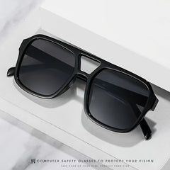 Men's Classic Business Sunglasses Square Outdoor Cycling Fishing Glasses