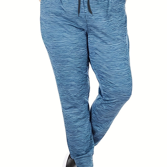  Tie Waist Straight Leg Workout Fitness Joggers